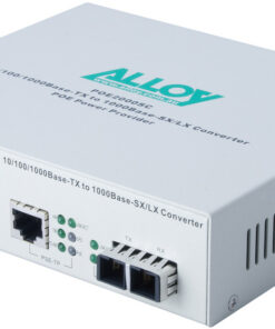 Alloy POE3000SFP 10/100/1000Base-T PoE+ RJ-45 to SFP Converter.
