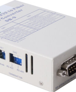 Alloy SCR460SC-1 RS-232/422/485 Serial DB-9 to Multimode Fibre Converter. Max. range 2Km