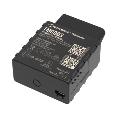 Teltonika FMC003 Advanced Plug and Track Real-Time Tracking Terminal with GNSS, GSM and Bluetooth Connectivity - Image 2