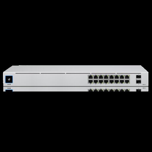 Ubiquiti UniFi 16-port Managed Gigabit Switch - 8x PoE+ Ports, 8x Gigabit Ethernet Ports, 2x SFP , 42W, Touch Display, Fanless , GEN2, 2Yr Warr - Image 2