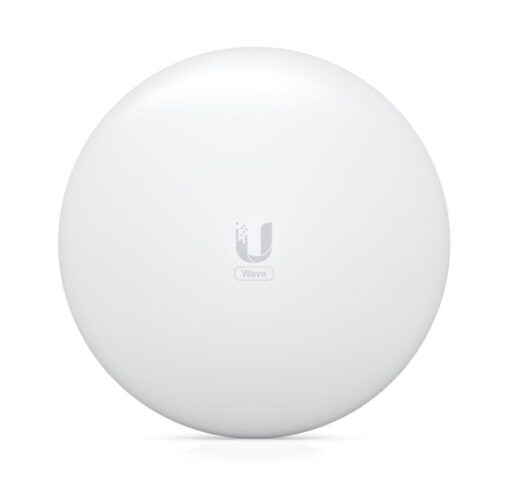 Ubiquiti UISP Wave Long-Range, 60 GHz PtMP station powered by Wave Technology, GbE RJ45 port, Integrated GPS  Bluetooth,  2Yr Warr