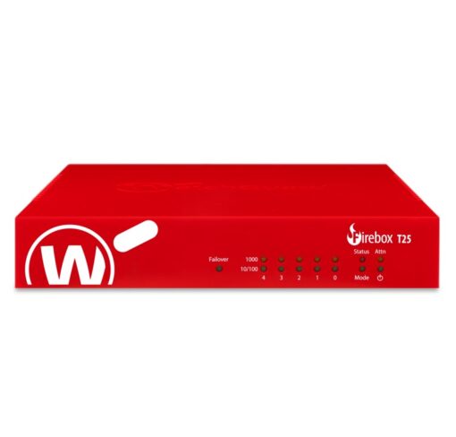WatchGuard Firebox T25 with 5-yr Basic Security Suite