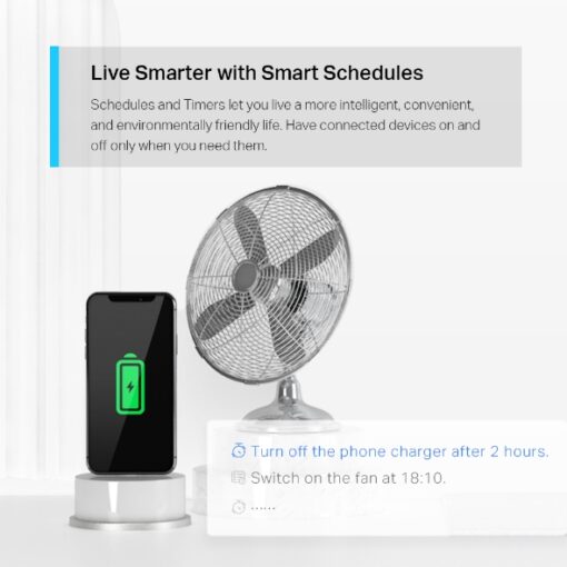 TP-Link Tapo P110 Mini Smart Wi-Fi Socket, Energy Monitoring, Tapo App, Remote Control, Schedule  Timer, Voice Control, Away Mode, Easy Setup - Image 4