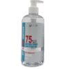 Yuner Gel Instant Hand Sanitiser Gel 500ml, 75% alcohol, quick drying, moisturzing, pump bottle