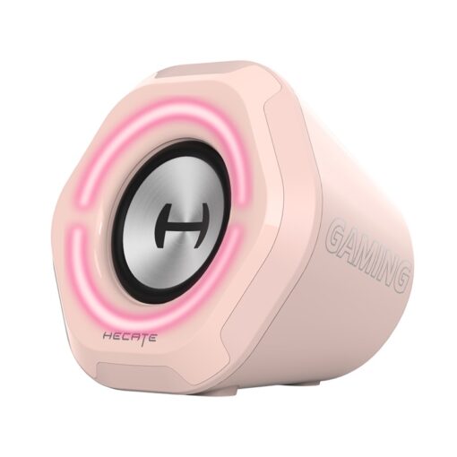 Edifier G1000 Gaming 2.0 Speakers System - Bluetooth V5.0/ USB Audio/ AUX Input/RGB 10 Light Effects/ 10W RMS Power - Pink - Image 3