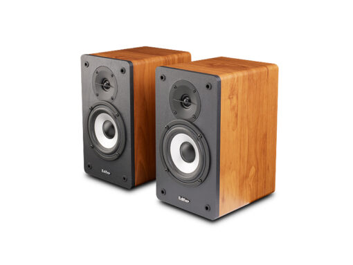 Edifier R1280T - Lifestyle Bookshelf Speakers Brown - 3.5mm AUX/Dual RCA, 42W,  MDF Wooden Enclosure - Image 4