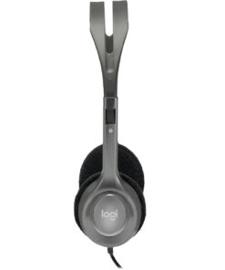 Logitech H110 Stereo Headset Over-the-head Headphones 3.5mm Versatile Adjustable Microphone for PC Mac