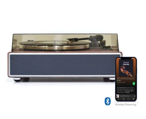 mbeat®  Hi-Fi Turntable with Bluetooth Speaker adjustable counterweight Turntable Speed: 331/3  45 RPM Weight: 5.75kg - Image 3