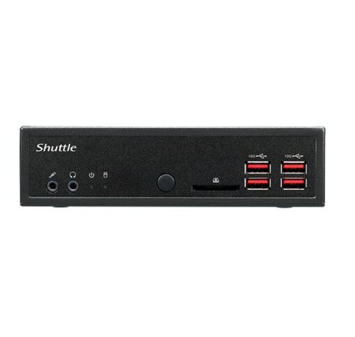 Shuttle DH32U XPC Slim, Intel Tiger lake-U Pentium 7505, 2xDDR4, 2.5' HDD/SSD Bay, 2x Intel i211, 1x RS232, HDMI, 90W, VESA Mount