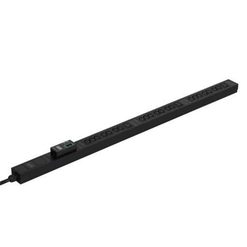 APC Easy Rack Metered PDU, 0U Vertical, 230V/16A 3P+N+PE Input, 3 Phase, 11kW,  3x IEC C19  21x IEC C13 Outlets