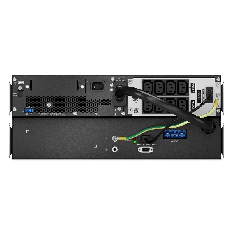 APC Smart-UPS On-Line, 1500VA, Lithium-ion, Rackmount 4U, 230V, 8x C13 IEC outlets, SmartSlot, Extended long runtime, Rail kit included - Image 2