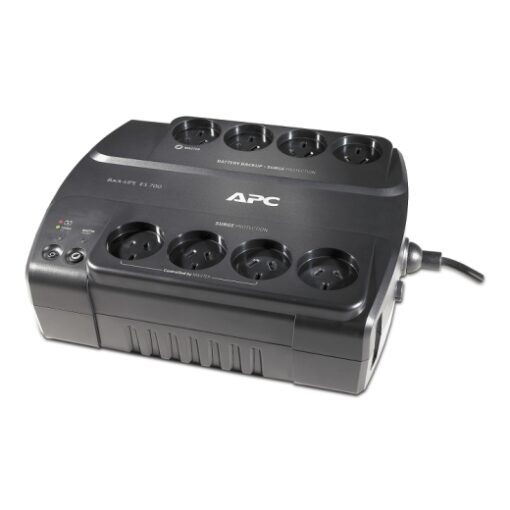 APC Back-UPS 700VA/405W Power-Saving UPS, Desk Top, 230V/10A Input, 8x Aus Outlets, Lead Acid Battery, User Replaceable Battery