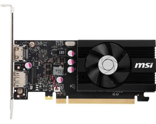 MSI nVidia GeForce GT 1030 4GD4 LP OC Video Card, PCI-e 3.0, 1430 MHz Boost Clock,  1x HDMI 2.0, 1x 1.4a - Image 2