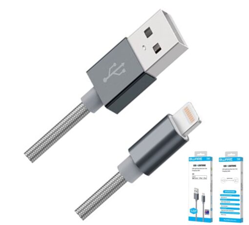 8Ware Premium 2m Apple Certified USB Lightning Data Sync Fast Charging Cable for iPhone X XS XR Max 8 7 6 iPad Air Mini iPod Retail Pack ~CB8W-IPHR1 CB8W-IPHR2