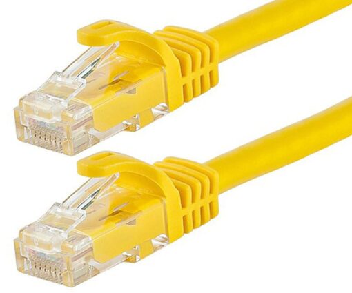 Astrotek CAT6 Cable 25cm/0.25m - Yellow Color Premium RJ45 Ethernet Network LAN UTP Patch Cord 26AWG CU Jacket CBAT-RJ45YELU6-025M