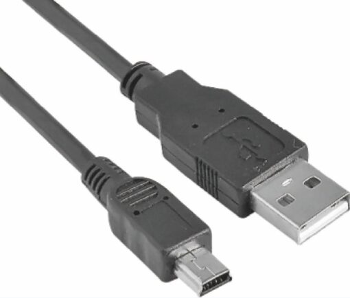 Astrotek USB 2.0 Cable 1m - Type A Male to Mini B 5 pins Male Black Colour RoHS CBAT-USB-A-MINI-1M