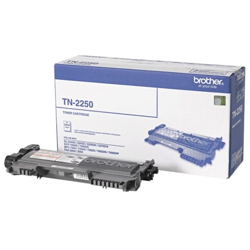 Brother TN-2250 Mono Laser- High Yield, HL-2240D/2242D/2250DN/2270DW, DCP-7060D/7065DN, MFC-7360N/7362N/7460DN/7860DW/7240,  FAX-2950/2840 - 2600 p COB-TN2250