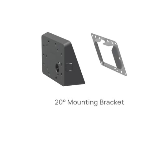 Yealink RoomPanel Mount Kits, Device Compatibility RoomPanel, 0° Mounting Bracket, 20° Mounting Bracket, Mullion Mount Bracket - Image 4