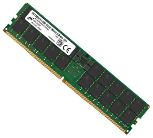 Micron/Crucial 96GB (1x96GB) DDR5 RDIMM 4800MHz CL40 2Rx4 ECC Registered Server Data Center Memory 3yr wty MECSD5-RD1X96G48