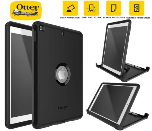 OtterBox Defender Apple iPad (10.2') (9th/8th/7th Gen) Case Black - ProPack - (77-62035), DROP+ 2X Military Standard, 7 Years Warranty MPA-OB-AIP10.2DC-BLK