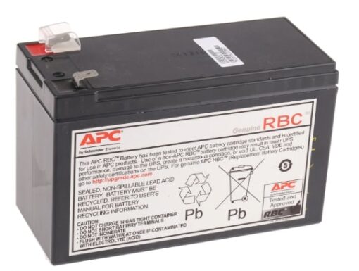 APC Replacement Battery Cartridge #17, Suitable For BE650G1, BE750G, BR700G, BE850M2, BE850G2, BX850M, BE650G, BN600, BN700MC, BN900M UPAPC-RBC17 - Image 2