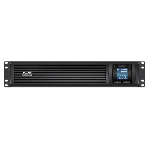 APC Smart-UPS C 2000VA/1300W Line Interactive UPS, 2U RM, 230V/16A Input, 6xIEC C13 Outlets, Lead Acid Battery, Graphic LCD UPAPCSMC2000I2U - Image 2