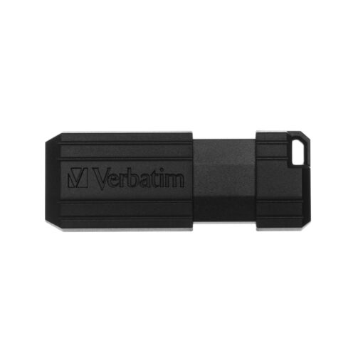 Verbatim Store'n'Go Pinstripe USB 2.0 Drive 16GB, Slim Retractable Design, 2 Years Limited Warranty (Black) USV-49063 - Image 4