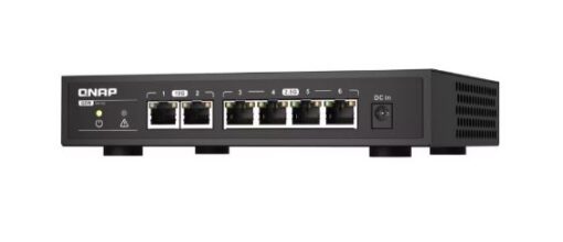 QNAP QSW-2104-2T A plug  play switch featuring 10GbE and 2.5GbE connectivity, suited for SOHO and professionals -Warranty 2 Years - Image 3