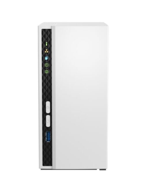 QNAP TS-233 2 Bay NAS ARM 4-core Cortex-A55 2.0GHz processor 2GB Hot-swappable 1xGbE WOL 2xUSB2.0 1xUSB3.2 FAN 2 year warranty | TS-233 - Image 2