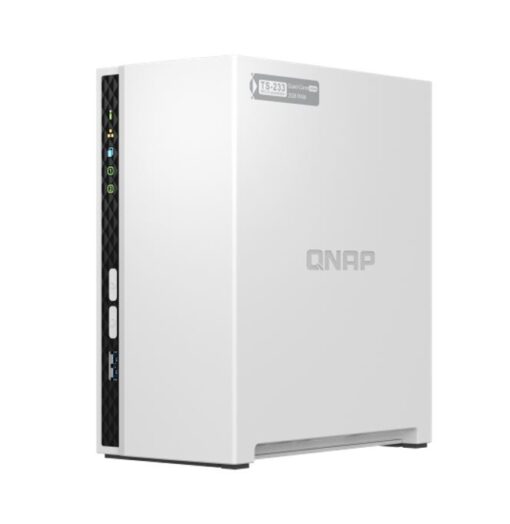 QNAP TS-233 2 Bay NAS ARM 4-core Cortex-A55 2.0GHz processor 2GB Hot-swappable 1xGbE WOL 2xUSB2.0 1xUSB3.2 FAN 2 year warranty | TS-233 - Image 3