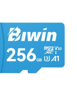 BIWIN MS100 128G  microSD3.0 Read  Write Speed up to 100MB/s  50MB/s  case pack25/100 C10/U3/V30/A1 (64 GB-256 GB)