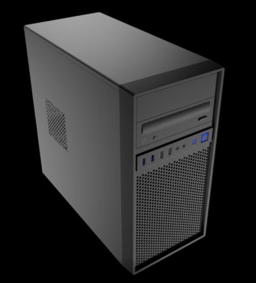 Aywun 307 Business  Office mATX with 500w PSU. 1x 5.25' and 1x 3.5' External, 24PIN ATX, 8PIN EPS, 2x USB3 +2x USB2 Front HD Audio. 2 Yrs Warranty. | 17307
