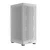 Corsair 2000D AIRFLOW, ITX MB, USB C, Mesh Panles - Support up to 8 Fans, Mini ITX Tower - White. Case, (LS) | CC-9011245-WW