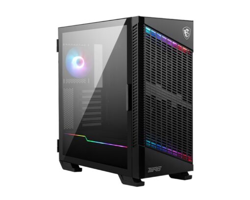 MSI MPG VELOX 100P AIRFLOW Mid-Tower Case, E-ATX / ATX / M-ATX / ITX, 7x Expansion Slots, 2x USB 3.2, 1x USB-C, 1x Audio, 1x Mic, 2x 2.5', 2x3.5' | MPG VELOX 100P AIRFLOW