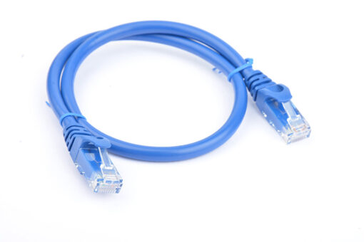 8Ware CAT6A Cable 0.25m (25cm) - Blue Color RJ45 Ethernet Network LAN UTP Patch Cord Snagless | PL6A-0.25BLU