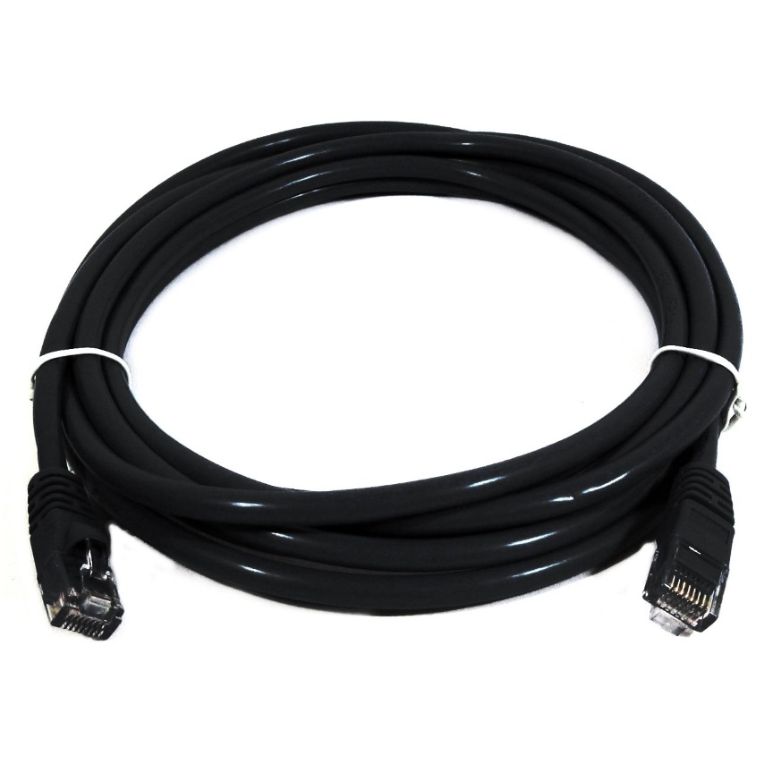 8Ware CAT6A Cable 2m - Black Color RJ45 Ethernet Network LAN UTP Patch Cord Snagless | PL6A-2BLK