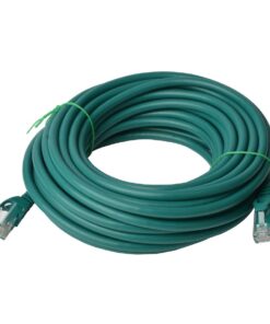 8Ware CAT6A Cable 40m - Green Color RJ45 Ethernet Network LAN UTP Patch Cord Snagless | PL6A-40GRN