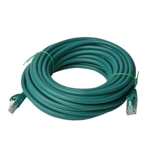8Ware CAT6A Cable 50m - Green Color RJ45 Ethernet Network LAN UTP Patch Cord Snagless | PL6A-50GRN