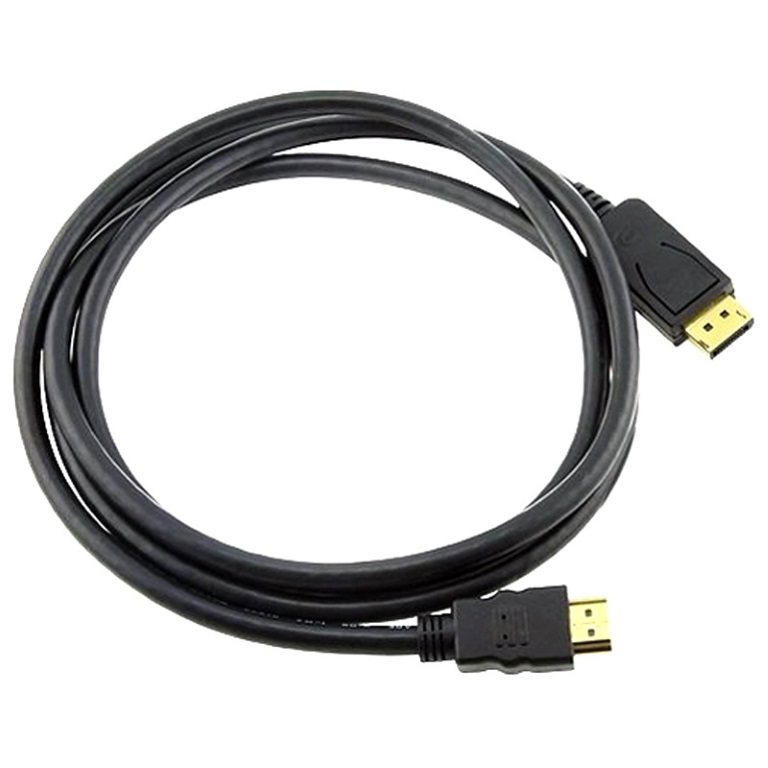 8ware DisplayPort DP to HDMI Cable 2m - 20 pins Male to 19 pins Male Gold plated RoHS | RC-DPHDMI-2