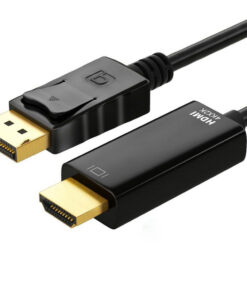 Astrotek 1m DisplayPort DP to HDMI Cable Converter Adapter - Male to Male 4K Resolution For Laptop PC to Monitor Projector HDTV Video Card