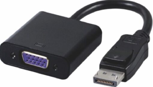 Astrotek DisplayPort DP to VGA Adapter Converter Cable 20cm Male to Female for Desktop Computer Laptop PC Monitor Projector HDTV Chromebook Xbox | AT-DPVGA-CABLE