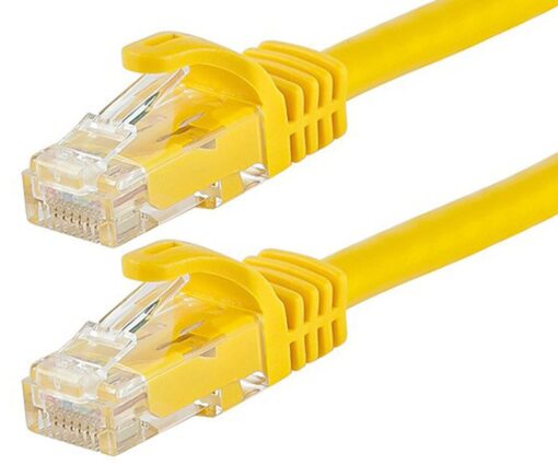 Astrotek CAT6 Cable 1m - Yellow Color Premium RJ45 Ethernet Network LAN UTP Patch Cord 26AWG CU Jacket | AT-RJ45YELU6-1M