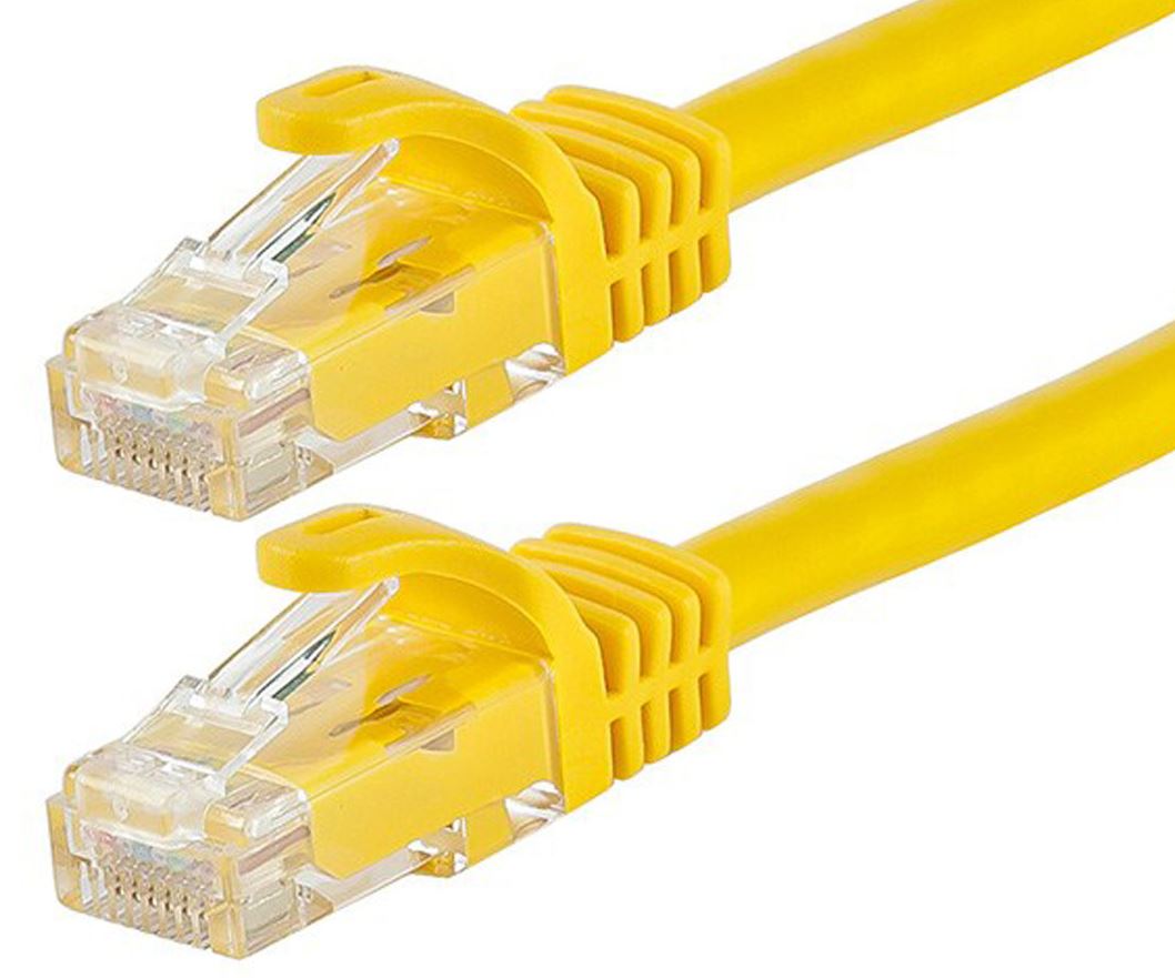 Astrotek CAT6 Cable 20m - Yellow Color Premium RJ45 Ethernet Network LAN UTP Patch Cord 26AWG CU Jacket | AT-RJ45YELU6-20M