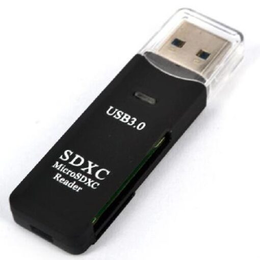 Astrotek USB 3.0 Card Reader for SD and Micro SD Black Colour | AT-USB-READER