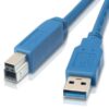 Astrotek USB 3.0 Printer Cable 1m - AM-BM Type A to B Male to Male Blue Colour for External HDD Printer Scanner Docking Station ~CBAT-USB3-AB-2M