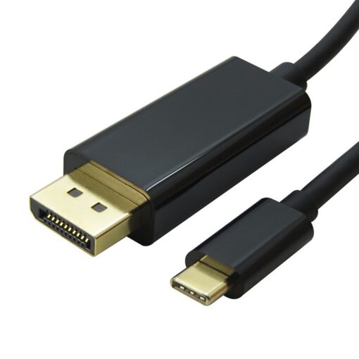 Astrotek 2m USB-C to DP DisplayPort Cable Adapter Male to Male for iPad Pro Macbook Air Samsung Galaxy Surface Dell Windows XPS 4k | AT-USBCDP-1.8