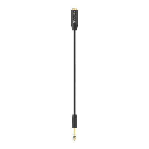 Verbatim 3.5mm 3 Meters - Premium Aux Audio Extension Cable 3m - Black | 66574 - Image 3