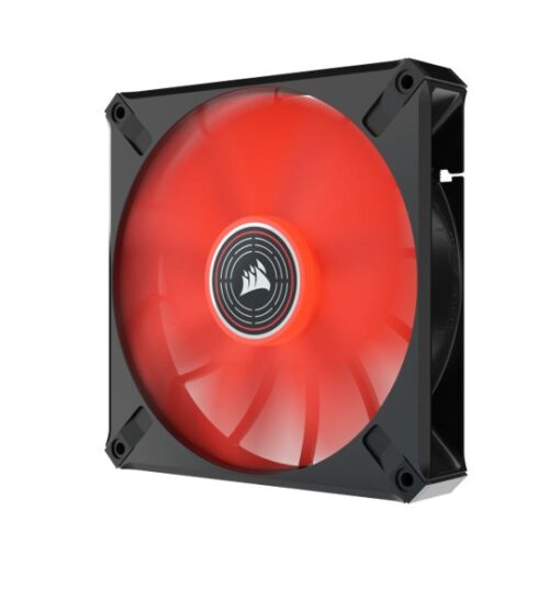 Corsair ML ELITE Series, ML140 LED ELITE, 140mm Magnetic Levitation Red LED Fan with AirGuide, Single Pack(LS) - Image 4