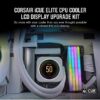 Corsair iCUE ELITE CPU Cooler LCD White Display Upgrade Kit transforms your CORSAIR ELITE CAPELLIX CPU cooler into a personalized dashboard