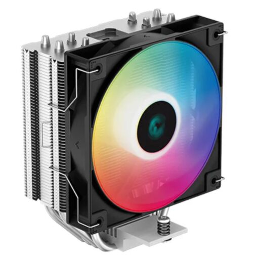 DeepCool AG400 LED CPU Cooler 4 Heat Pipes, 6 Colour LED, 120mm PWM Fan, Intel LGA1851/1700/1200/1151/1150/1155 AMD AM5/AM4